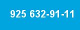 925 632-91-11